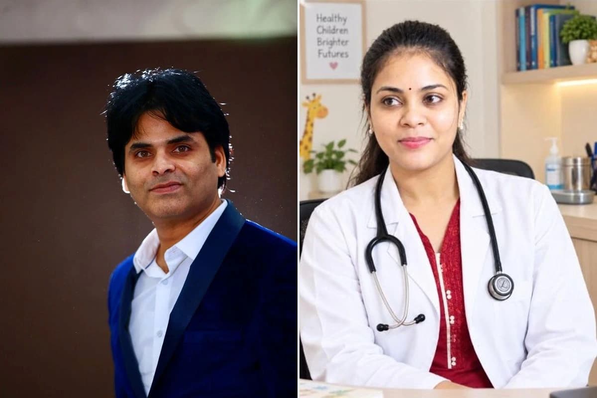 Dr. Vishnu Anjan Nareddy and Dr. Bramhini Nareddy at Nareddy Care Hospitals, Tirupati